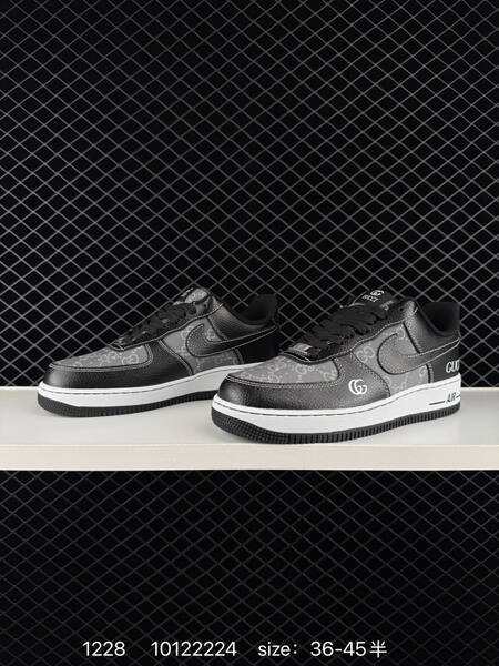 Nike Air Force 1 07 black grey white and brown black white EU 36-45 lifestyle