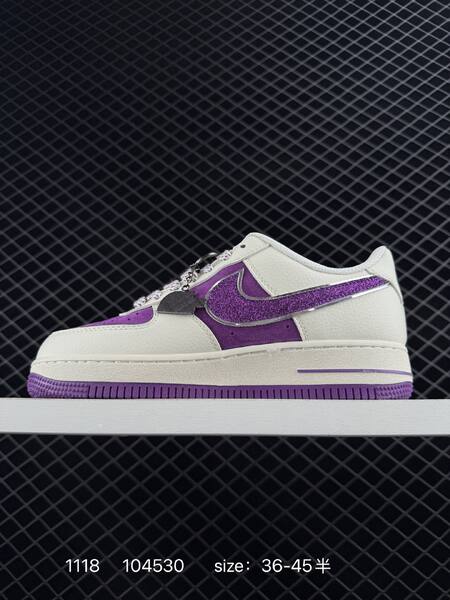 Nike Air Force 1 07 LV8 white purple EU 36-45 5 lifestyle