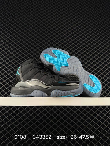 Jordan Air Jordan 11 Retro Black Translucent Clear Neon Yellow EU 36-47 5 Basketball Shoe - Unisex (BS-79887)
