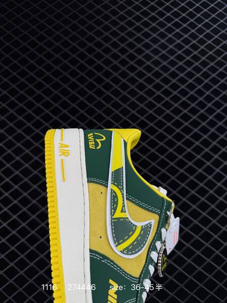 Nike Air Force 1 07 LV8 green yellow white EU 36-45 lifestyle