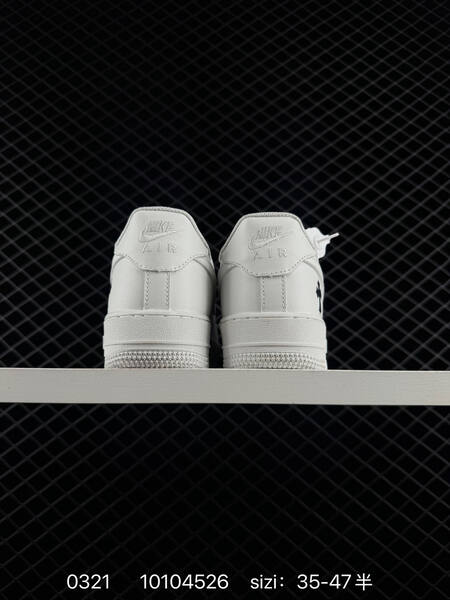 Nike Air Force 1 07 CW2288-111 white with black star graphics 35-47 5 lifestyle