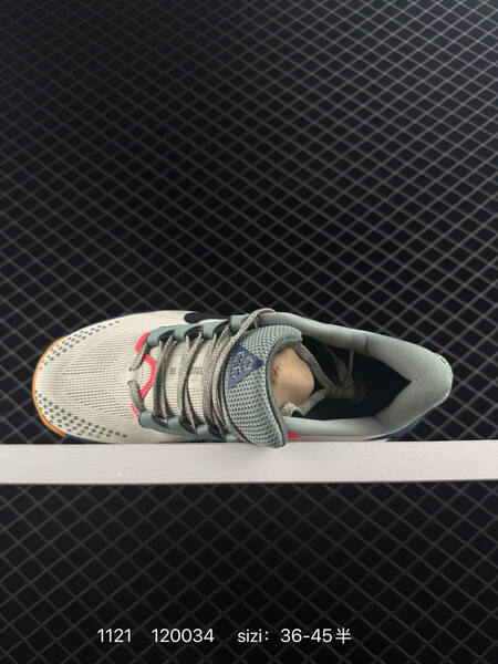 Nike ReactX Pegasus Trail 6 light gray sage green navy orange coral EU 36-45 lifestyle