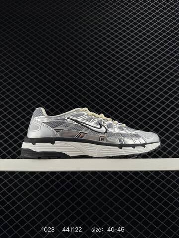 Nike P-6000 Black White and White Black