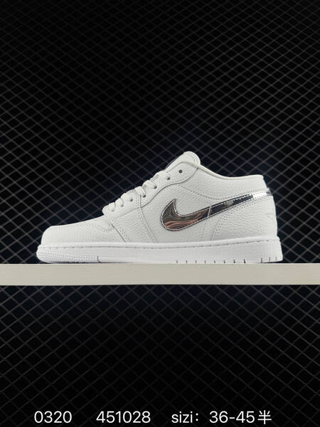 Jordan Air Jordan 1 Low White Silver EU 36-45 casual lifestyle