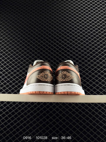 Jordan Air Jordan 1 Low White Brown Peach EU 36-46 Sneaker - Unisex (BS-80702)