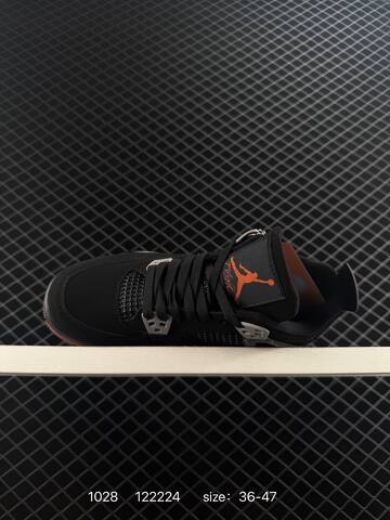 Jordan Air Jordan 4 Retro 364342-061 Black Red Beige Grey EU 36-47 Basketball Shoe - Unisex (BS-80406)