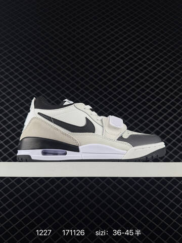 Jordan Air Jordan Legacy 312 White Black Light Gray EU 36-45 Basketball Shoe - Unisex (BS-79979)