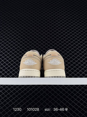 Jordan Air Jordan 1 Low Dong Dan Khaki Brown Cream Grey White EU 36-46 Sneaker - Unisex (BS-79940)