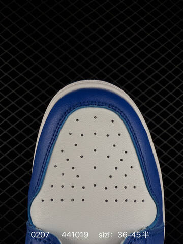 Jordan Air Jordan 1 Retro Mid 852542-010 Navy White Black EU 36-45 Basketball Shoe - Unisex (BS-79710)