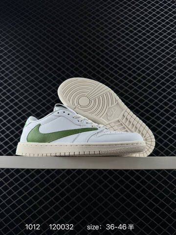 Jordan Air Jordan 1 Low OG SP White Green Sail EU 36-46 Sneaker - Unisex (BS-80536)