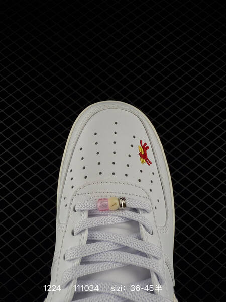 Nike Air Force 1 07 Low Join Forces IQ1143-100 White Cream with multicolor embroidery EU 36-45 5 lifestyle