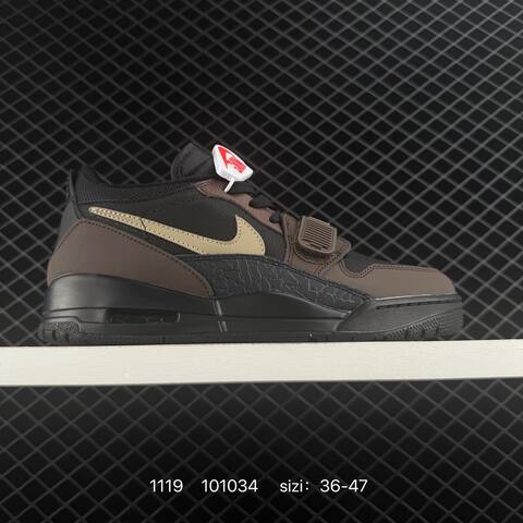 Jordan Air Jordan Legacy 312 Low Black Brown Pale Yellow EU 36-47 Basketball Shoe - Unisex (BS-80241)
