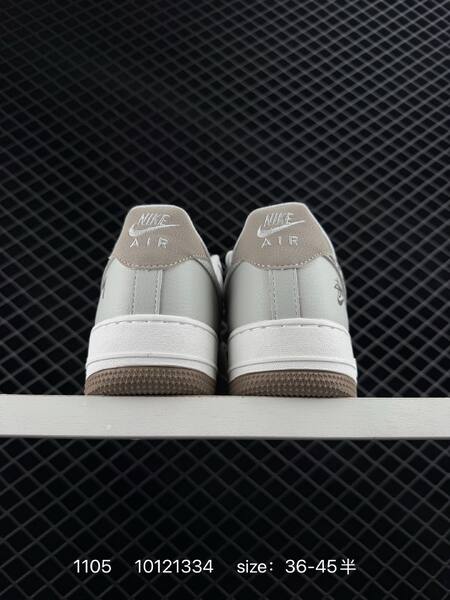 Nike Air Force 1 07 Low light grey cream taupe EU 36-45 5 lifestyle