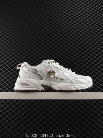 New Balance 530 White Silver Pink EU 36-45 Running Shoe - Unisex (BS-83387)