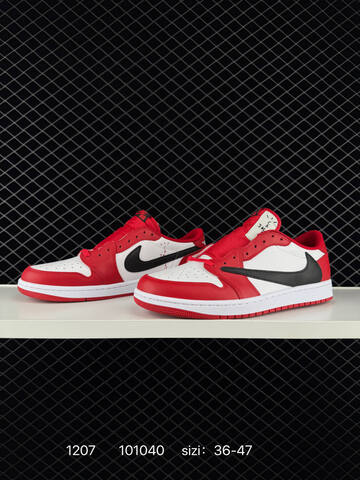 Jordan Air Jordan 1 Low OG SP White Red Black EU 36-47 Sneaker - Unisex (BS-80095)