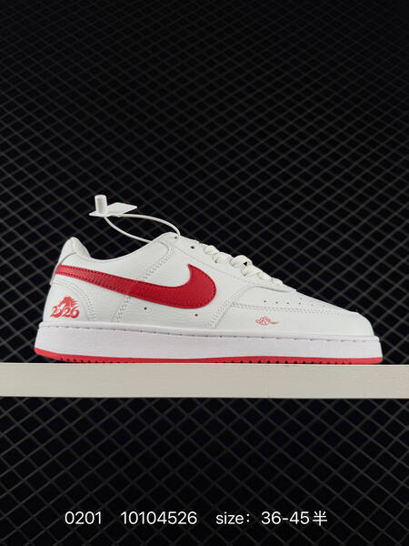 Nike Court Vision Low white red 36-45 casual lifestyle