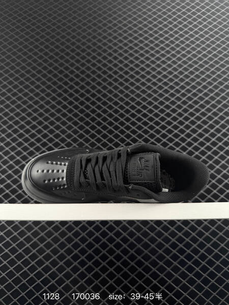 Nike Air Force 1 Low black with translucent red air sole 39-45 half lifestyle