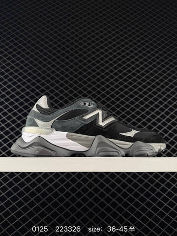 New Balance 9060 Black Dark Grey Silver White EU 36-45 Sneaker - Unisex (BS-82361)