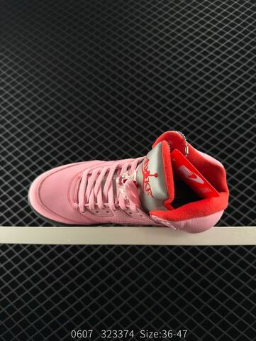 Jordan Air Jordan 5 Retro High Pink Red Black Silver Blue EU 36-47 Basketball Shoe - Unisex (BS-81244)