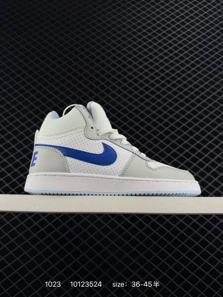 Nike Court Borough Mid White Grey Burgundy White Black Gum White Grey Blue White Red Black EU 36-45 5 casual lifestyle