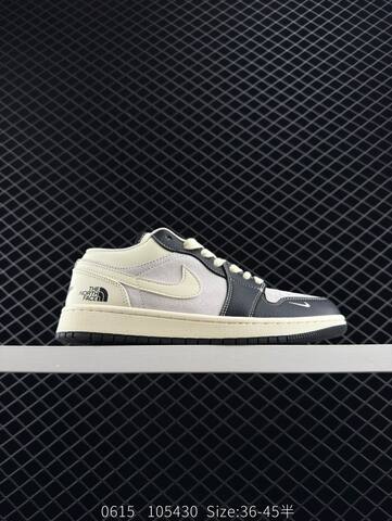 Jordan Air Jordan 1 Low Black Cream Light Grey EU 36-45 Sneaker - Unisex (BS-81205)