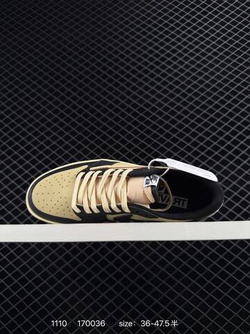 Jordan Travis Scott x Air Jordan 1 Low Black Beige Cream EU 36-47 5 Sneaker - Unisex (BS-80314)