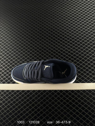 Jordan FLIGHT COURT ATE IB4414-120 Navy Blue White Pale Yellow EU 36-47 5 Sneaker - Unisex (BS-80588)