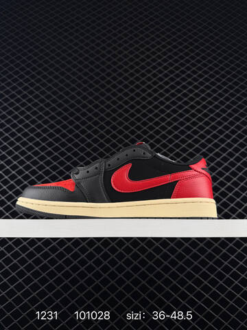 Jordan Air Jordan 1 Low OG Travis Scott x Fragment Design Black Red Cream EU 36-48 5 Sneaker - Unisex (BS-79934)