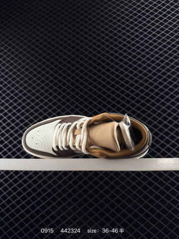 Jordan Air Jordan 1 Low Brown White Tan Sail Gum EU 36-46 Sneaker - Unisex (BS-80712)