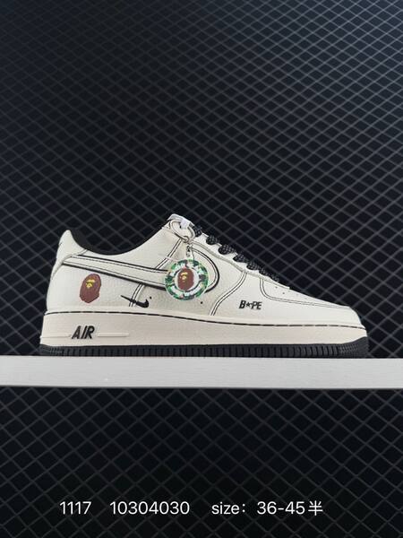 Nike Air Force 1 07 White Black Grey Red Navy EU 36-45 5 lifestyle