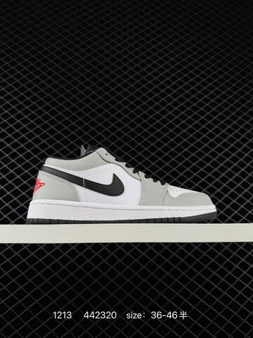 Jordan Air Jordan 1 Low black white red silver