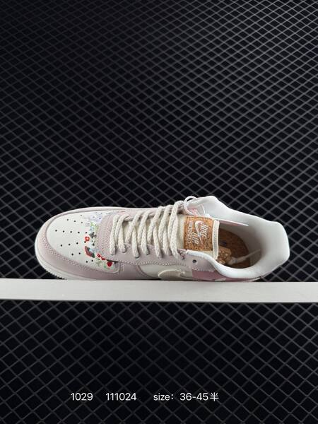 Nike Air Force 1 Low Pink White Cream EU 36-45 lifestyle