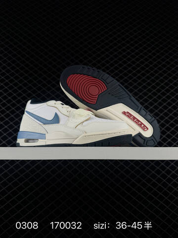 Jordan Air Jordan Legacy 312 Low Black White EU 36-45 Basketball Shoe - Unisex (BS-79692)