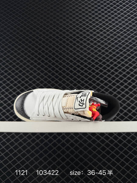 Nike Blazer Low 77 Jumbo DQ1470-140 White Red EU 36-45 5 lifestyle