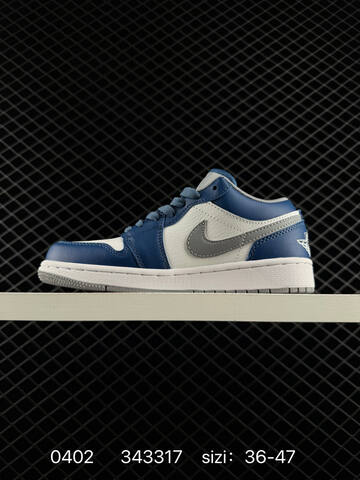 Jordan Air Jordan 1 Low White Light Blue Sail Gum EU 36-47 Sneaker - Unisex (BS-79562)