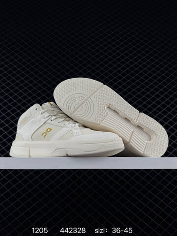 On 442328 Cream White Gold EU 36-45 Sneaker Casual Sneakers - Unisex (BS-85445)