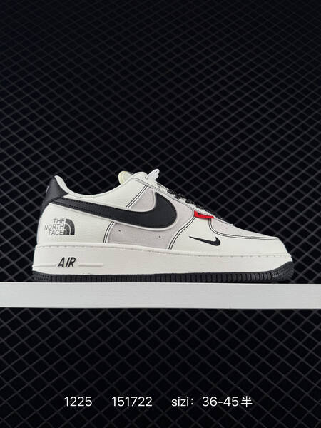 Nike Air Force 1 07 LV8 white grey black red EU 36-45 lifestyle