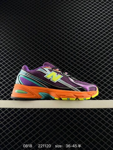 New Balance 740 purple orange teal yellow white gold blue EU 36-45 running shoe