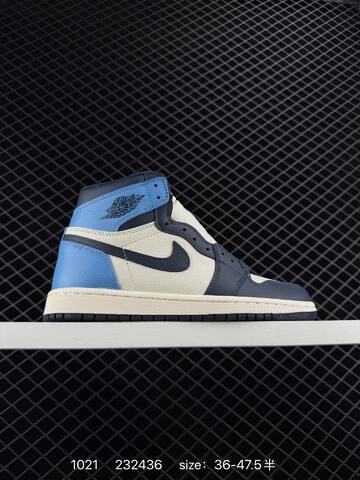 Jordan Air Jordan 1 Retro High OG University Blue Obsidian Sail EU 36-47 5 Basketball Shoe - Unisex (BS-80468)