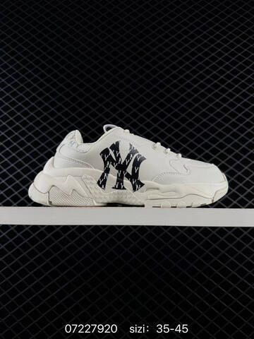 MLB LA Big Ball Chunky White Navy Blue Grey EU 35-45 Sneaker Casual Sneakers - Unisex