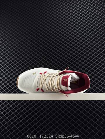 On Running Cloudtilt White Burgundy Gold Gum EU 36-45 Running Shoe Running Sneakers - Unisex (BS-85565)