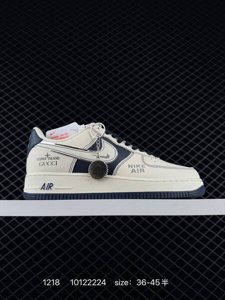 Nike Air Force 1 07 cream navy EU 36-45 5 lifestyle