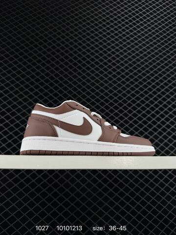 Jordan Air Jordan 1 Low Burgundy White Silver Black Peach EU 36-45 Sneaker - Unisex (BS-80430)