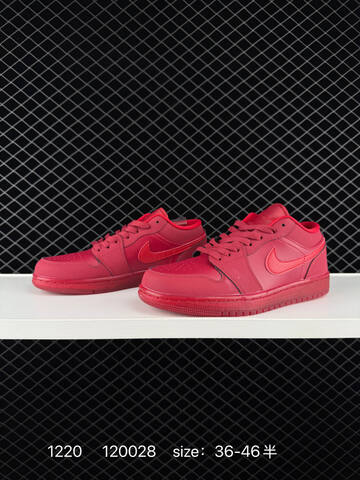 Jordan Air Jordan 1 Low University Red Gym Red EU 36-46 Sneaker - Unisex (BS-80022)