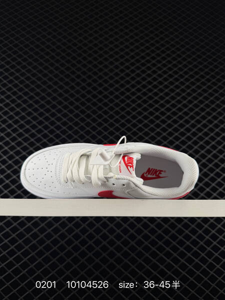 Nike Court Vision Low white red 36-45 casual lifestyle