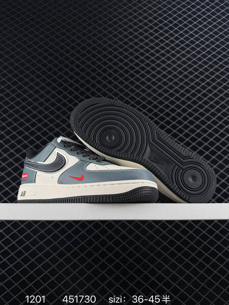 Nike Air Force 1 07 Sail Gray Black Red EU 36-45 5 lifestyle