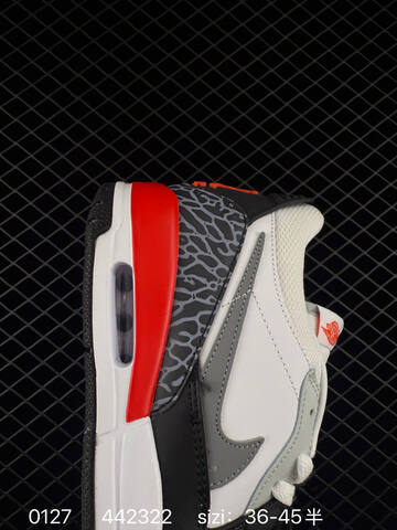 Jordan Air Jordan Legacy 312 Low White Grey Black Red EU 36-45 Basketball Shoe - Unisex (BS-79752)