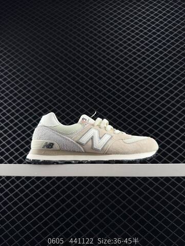 New Balance 574 Dark Grey Light Grey Off White Black EU 36-45 Sneaker - Unisex (BS-83356)