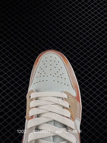 Jordan Air Jordan 1 Low SE Multi Color Distressed Light Blue Brown Gray White Gum EU 36-46 Sneaker - Unisex (BS-80126)