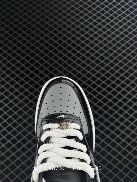 Nike Air Force 1 Low Black Grey White with icy blue outsole EU 36-45 lifestyle